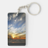 両面日没Keychain キーホルダー (裏面)