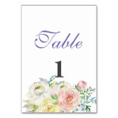 両面春花、テーブルカード テーブルナンバー (裏面)