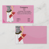両面最新のファッションのブティックの名刺 名刺 (正面/裏面)