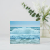 両面海波衝突カード ポストカード (スタンド正面)