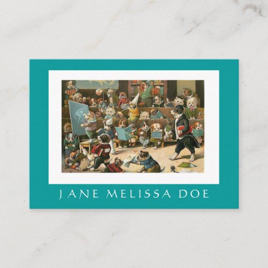 両面犬の調教師か個人教師- 名刺 (正面)