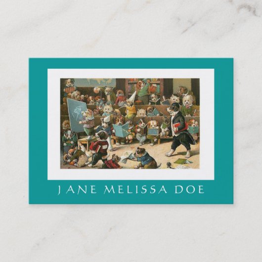 両面犬の調教師か個人教師- 名刺 (正面)