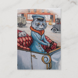 両面猫の運転者- 名刺