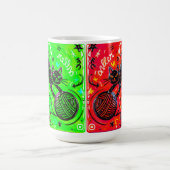 両面猫 コーヒーマグカップ (中央)