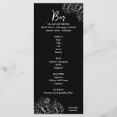両面白黒ボー結婚ホフローラバー+ メニュー (裏面)