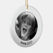 両面白2 xカスタム文字 セラミックオーナメント (右)