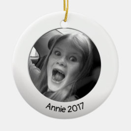 両面白2 xカスタム文字 セラミックオーナメント