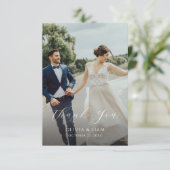 両面結婚サンキューカード（写真） (スタンド正面)