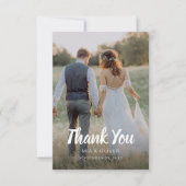 両面結婚サンキューカード（写真） サンキューカード (正面)