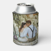 両面自分のカスタムウェディングフォトを追加 缶クーラー (缶裏面)