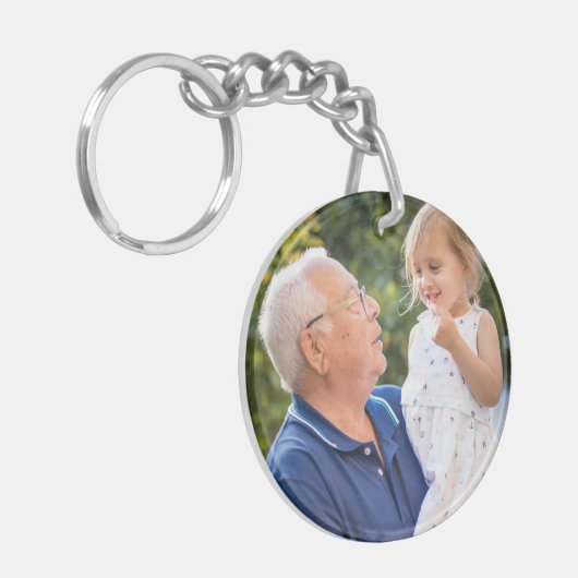 両面自分の写真を作成する キーホルダー (正面左)