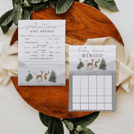 両面赤ちゃんシャワーゲームビンゴ予測