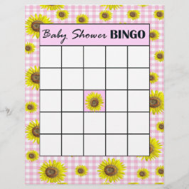 両面赤ちゃんシャワーゲームBINGO/Baby Names チラシ
