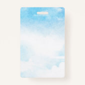 両面赤灰色フォト&QRコードプレス バッジ (裏面)