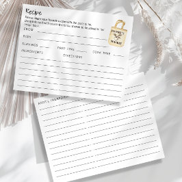 両面農家市場ブライダルレシピカード エンクロージャーカード