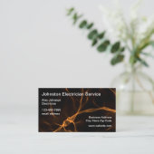 両面電気工事士の名刺 名刺 (スタンド正面)