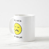 両面顔(カスタマイズ可能) コーヒーマグカップ (正面左)