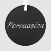 両面高慢と偏見および説得 オーナメント (裏面)