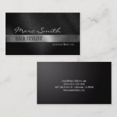 両面黒くスタイリッシュな名刺 名刺 (正面/裏面)
