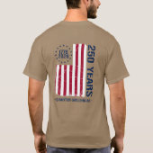両面1776クォーターミレニアム250年 Tシャツ (裏面)