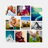 両面18フォトラウンドメタルオーナメント メタルオーナメント (正面)