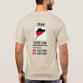 両面1968年レーシングTシャツ Tシャツ (裏面)