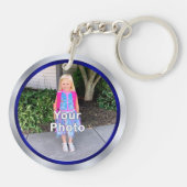 両面2フォトキーチェーン、2フォトキーリング キーホルダー (裏面)