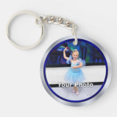 両面2フォトキーチェーン、2フォトキーリング キーホルダー (正面)