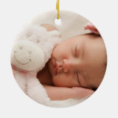 両面2枚フォトカスタム セラミックオーナメント (裏面)