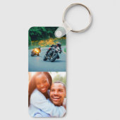 両面4フォトキーチェーン キーホルダー (裏面)