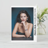 両面5フォトモデルアクターPro 5x7テンプレート 招待状 (スタンド正面)