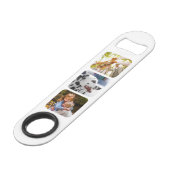 両面6フォトキーチェーンボトルオープナー スピード栓抜き (正面アングル)