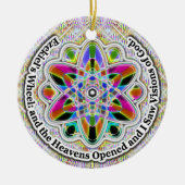 両面 – エゼキエルの車輪:神の幻 セラミックオーナメント (正面)