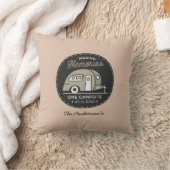 両面、キャンパー、キャン素朴プサイト クッション (ブランケット)