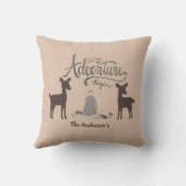 両面、キャンパー、キャン素朴プサイト クッション (裏面)