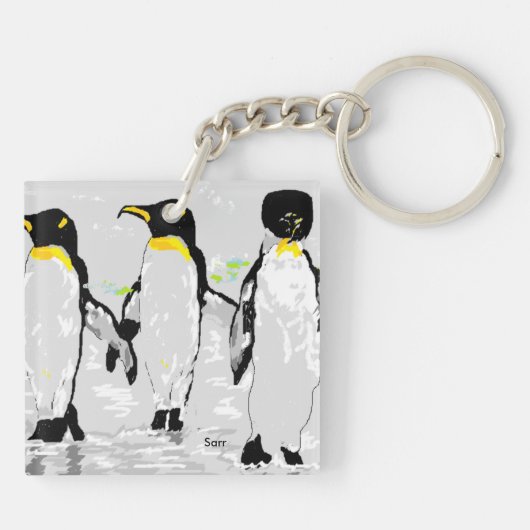 両面 キーホルダー ペンギン (裏面)