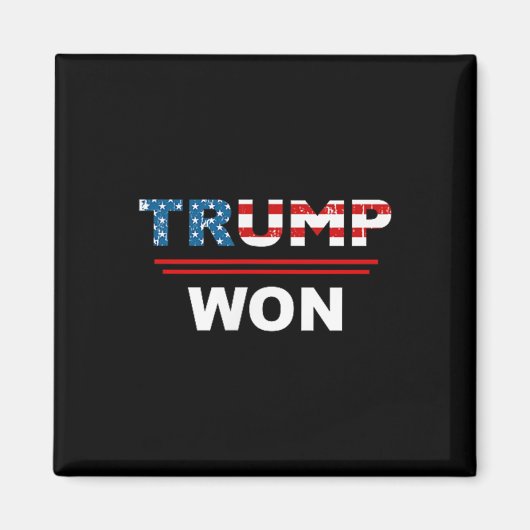 (両面)トランプおもしろいウォントランプ45_47th廃棄物Ma マグネット (正面)