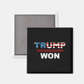 (両面)トランプおもしろいウォン第4547期廃棄物処理業者 マグネット (正面/裏面)