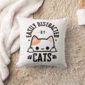 両面 – 猫や犬の枕に気を取られる クッション (ブランケット)