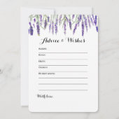 両面 - 2つの ブライダルシャワーのゲーム 財布 | 願い 招待状 (裏面)