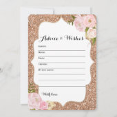 両面 - 2つの ブライダルシャワーゲーム 財布 | 願い 招待状 (裏面)