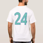 両面 - 24時間ラクダサークルソブリエティTシャツ Tシャツ (裏面)
