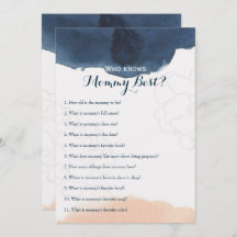 両面 – 2 xベビーシャワーゲーム