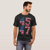 (両面) 45 47トランプ5G Tより良いカバレッジ Tシャツ (正面フル)