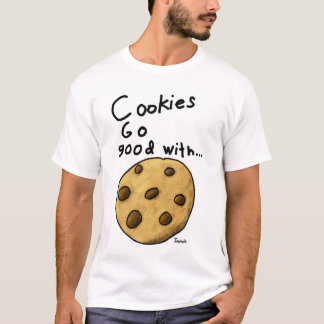 両面Jamiesのクッキーの質問 Tシャツ
