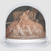 両面Mis XVアニョスQuinceaneraフォトキープサケ (正面)