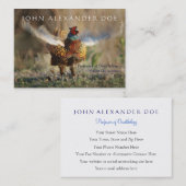 両面Onithologist -鳥類学教授- 名刺 (正面/裏面)