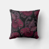 両頭のすずめ クッション (裏面)