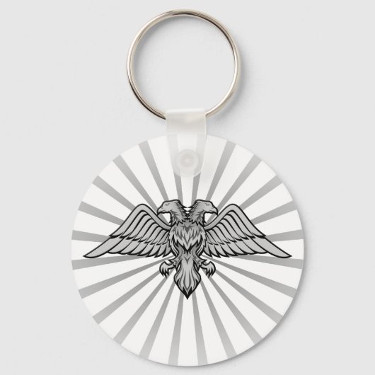 両頭のワシ キーホルダー (正面)