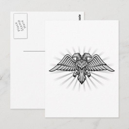 両頭のワシ ポストカード (正面/裏面)